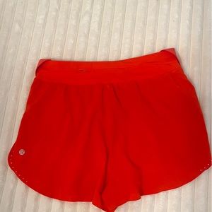 Lululemon running fast and free shorts - size 6